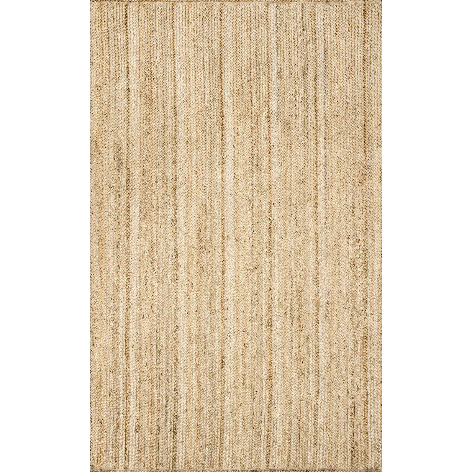 Natural Jute Area Rug, Rectangle 4' x 6'