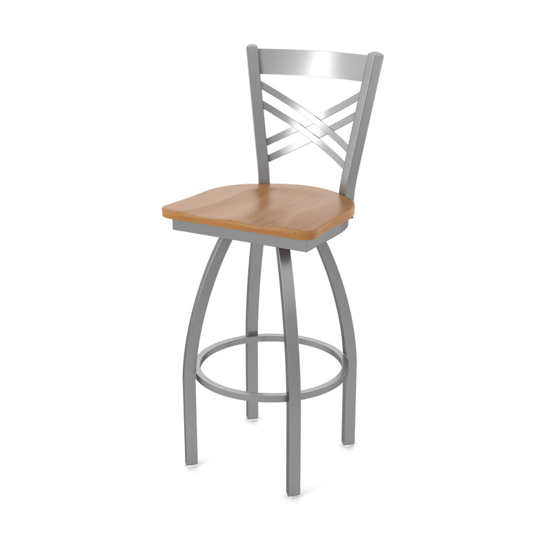 Tabouret tournant 820 Catalina, Bois - érable moyen, Tabouret de bar (siège d'une hauteur de 30 po)