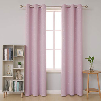 Paire de rideaux occultant en polyester