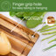 Planche à découper en bois de teck de qualité supérieure avec grain de bord BEEFurnI-984031791