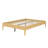 Sleek Simple Style Bed Frame with Engineered Support Slats and Hassle-Free Construction-2093333074