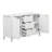 3-Drawer Sideboard With Metal Handles For Hallway-2066539737
