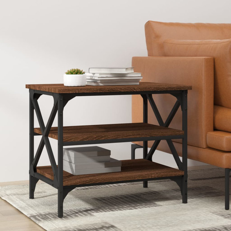 Haderslev End Table, Brown Oak