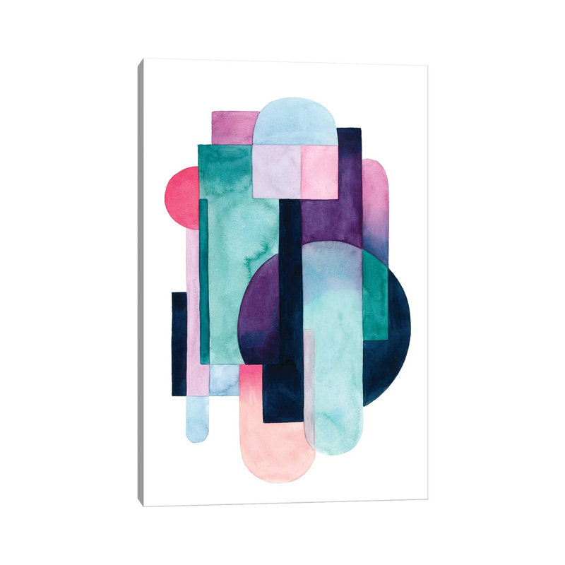 Urban Deco I by Grace Popp - Wrapped Canvas Painting, 30.48cm H x 20.32cm W 1.91cm D