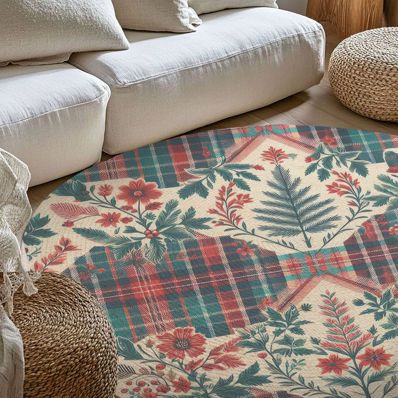 Tapis tressé Traditional, Rond 5 pi