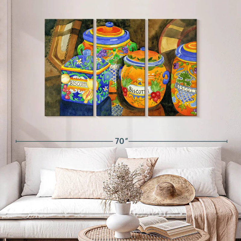 Yarlin Biscotti, 32" H x 50" W