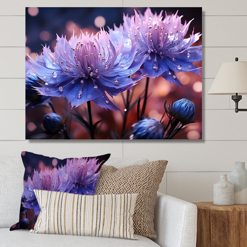 «Dreamy Mauve», impression d'art mural, Toile tendue, H 34 po x l 44 po