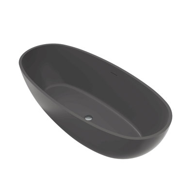 Baignoire de trempage autoportante 65,2 pouces