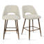 Tabouret de comptoir rembourré H 26 po Berneta-1186250876-1112665473