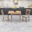 Ensemble de table de salle à manger multifonctionnel - Conception pliante compacte avec sièges confortables-607003019-619025997