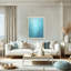 Coastal Retreat Underwater Clouds X by  - Floater Frame Print on Canvas-51154639