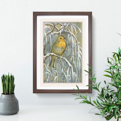 Robin Bird by Theo Van Hoytema - Picture Frame Painting