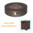 Borgia Concrete Propane Fire Pit Table-1252409241