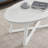 Elegant Wood Oval Coffee Table