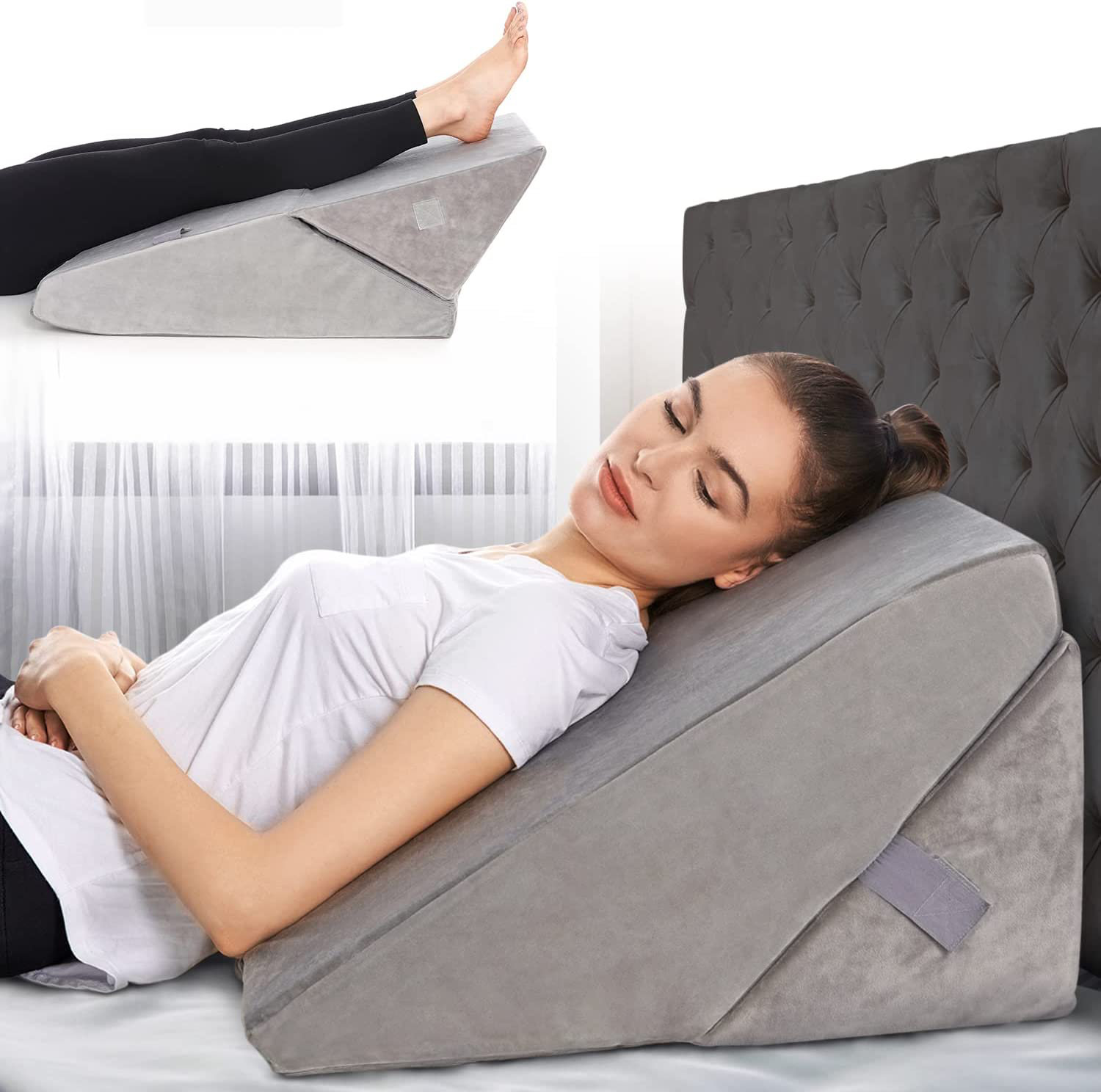 Back Support Pillow For Bed Pillow Set Bed Bath Beyond Foam Wedge - Main Image