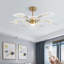 10 - Light Dimmable Sputnik LED Chandelier with Remote Control Included