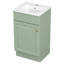 Meuble-lavabo 18 po avec lavabo, meuble-lavabo avec tablette de porte et tablette réglable