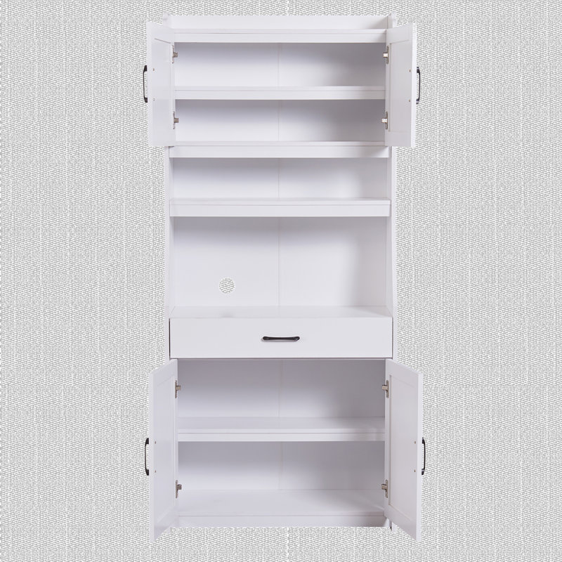 71.3'' Kitchen Pantry, White