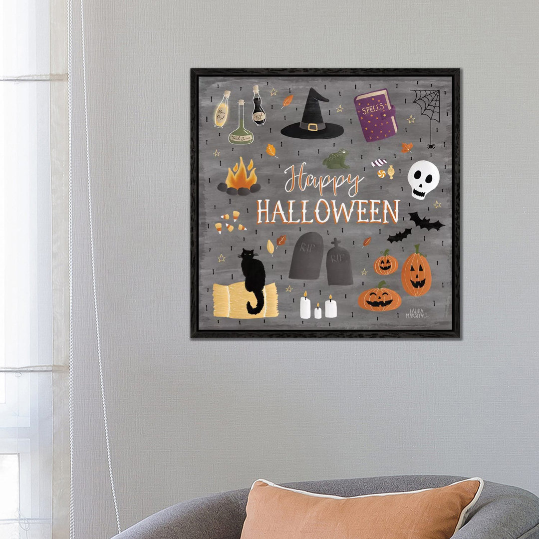 Haunted Halloween II von Laura Marshall - Galerie-Giclée auf Leinwand