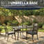 Base de parasol remplissable pour poids de poids lourd US 50 lb.