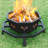 35 Inch Octagonal Fire Pit,Outdoor Fire Pit,Wood Burning Firepit,Bonfire Fire Pit,Firepits for Outside,Camping, Backyard, Patio,Bonfire