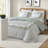 Bedding Sets Full Queen Comforter, Cotton Rich Sage Floral Reversible