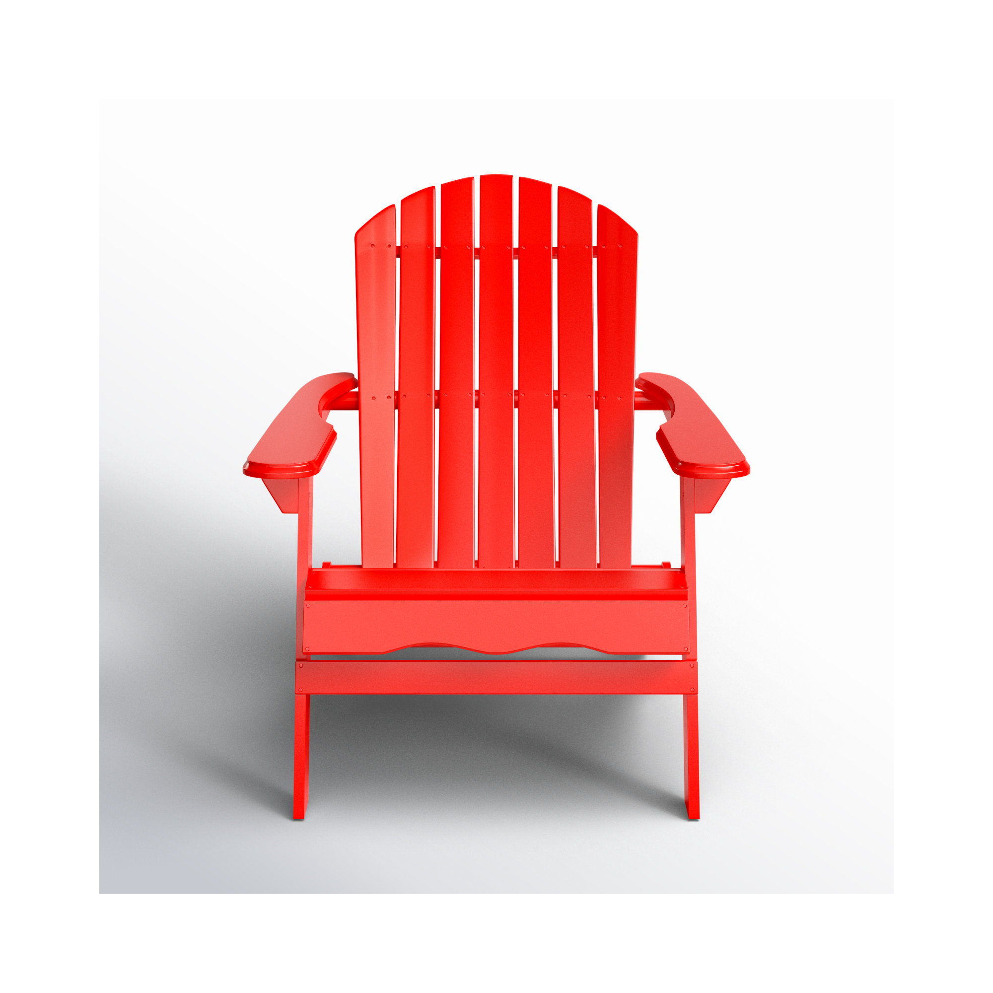 Kalicki Outdoor Adirondack Chair, Red