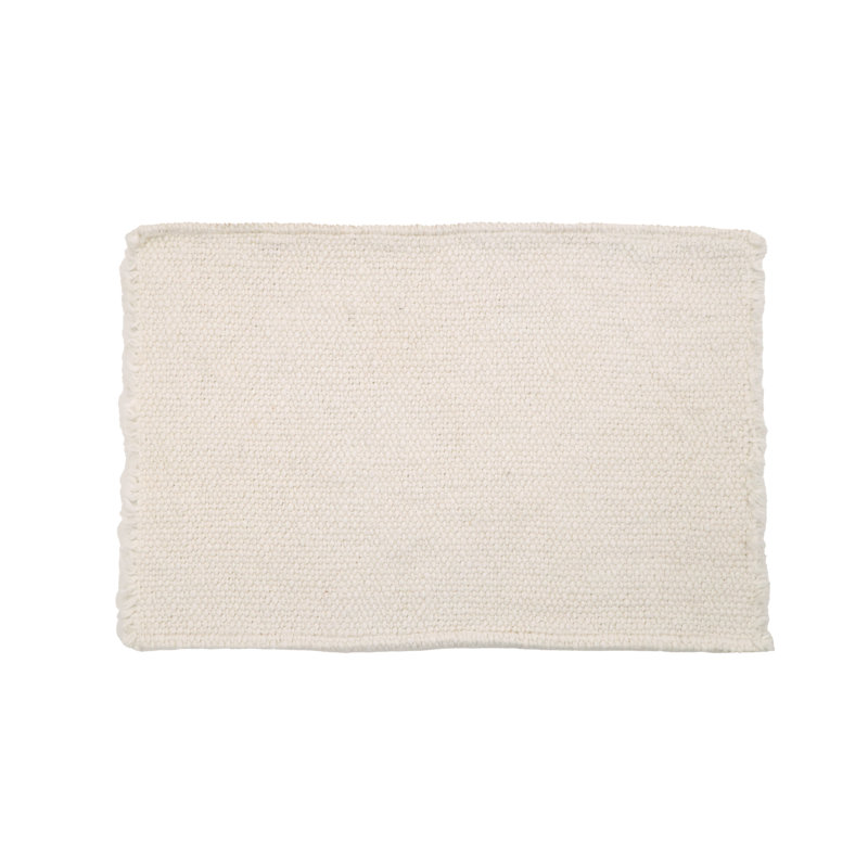 Porter 50% Linen, 17% Cotton, 16% Acrylic, 17% Rayon Rectangle Placemats, White