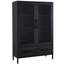 Armoire de rangement autoportante à 2 portes