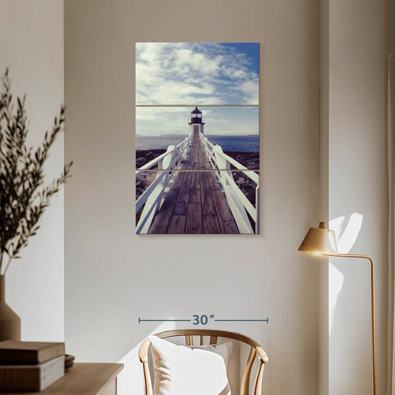 Lighthouse Path Photography, 57" H x 36" W