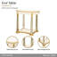 Scotts Square End Table - Light Champagne
