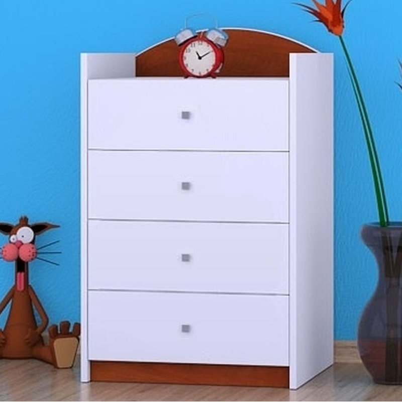 Norberg Kids 4 - Drawer Chest, Brown