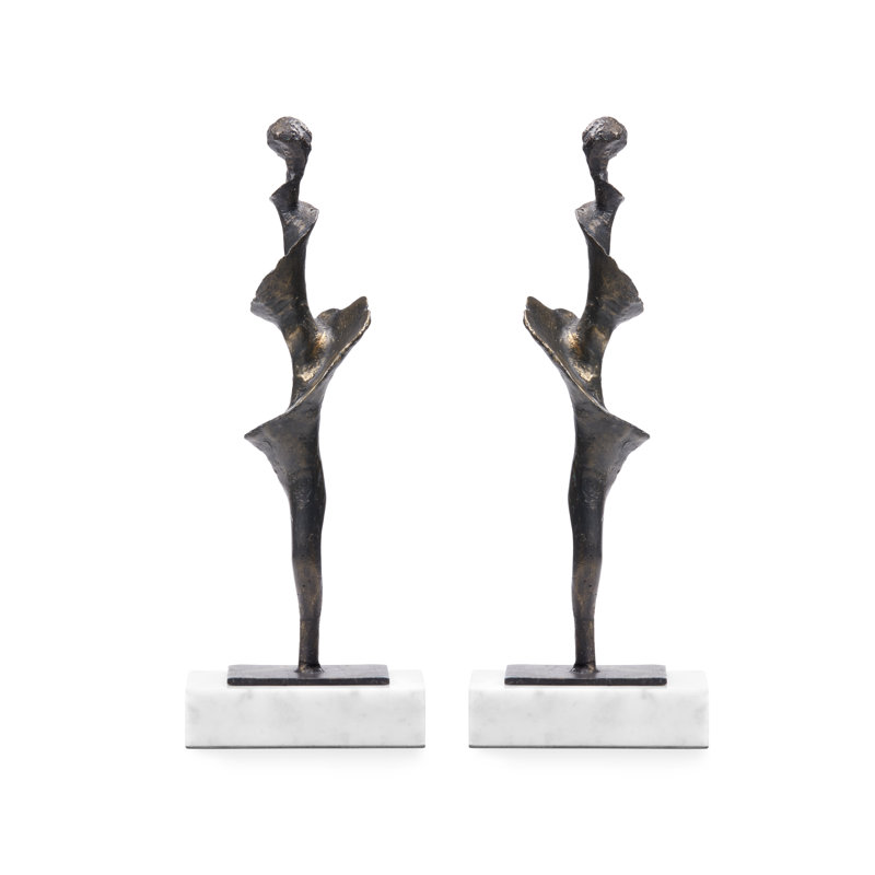 Spiral Statue, 15" H x 6" W x 3" D