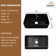 30"L x 18'' W Single Bowl Fireclay Farmhouse Kitchen Sink with 3 Modes and Touchless Kitchen Faucet