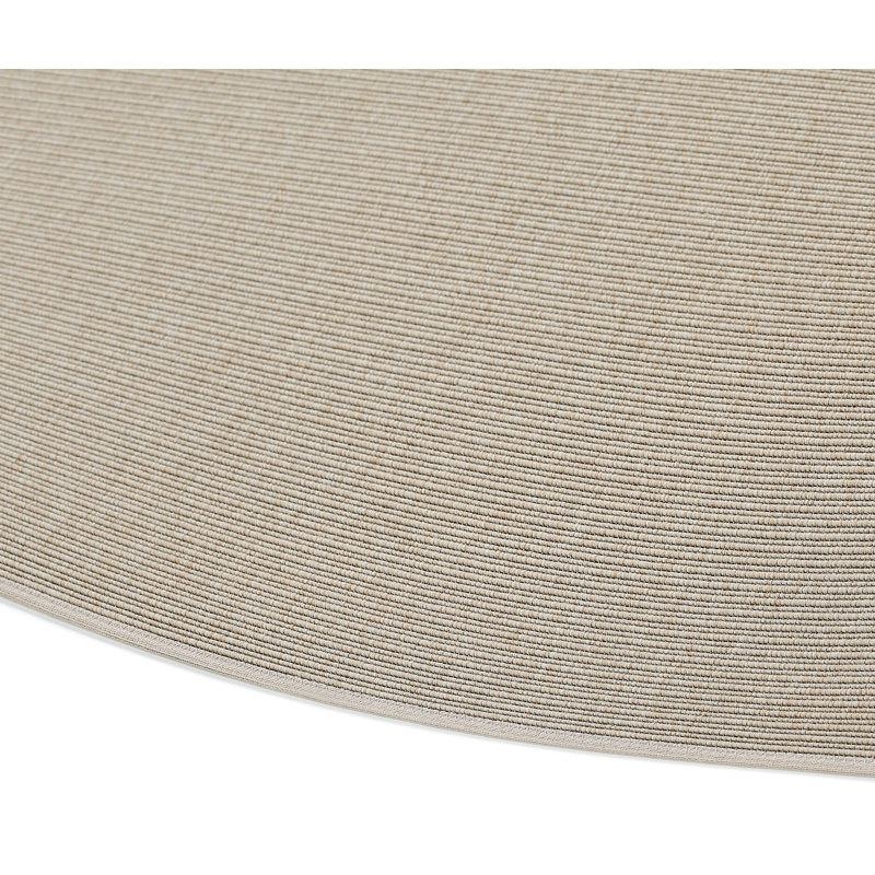 Calabasas Solid Colour Hand Woven Area Rug, Round 160cm