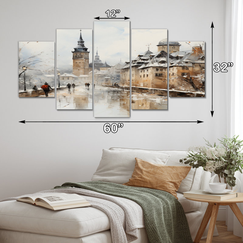 Allemagne, Allemagne, Timberline I sur toile, 5 pièces
