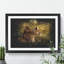 Lioness with Lion Cub - Framed Print-62802562-62802567