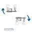 Éclairage pour meuble-lavabo à intensité variable Cassell-94225565-94225566