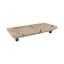 Sagebrook Home 18" Gorda Crackle Travertine Tray
