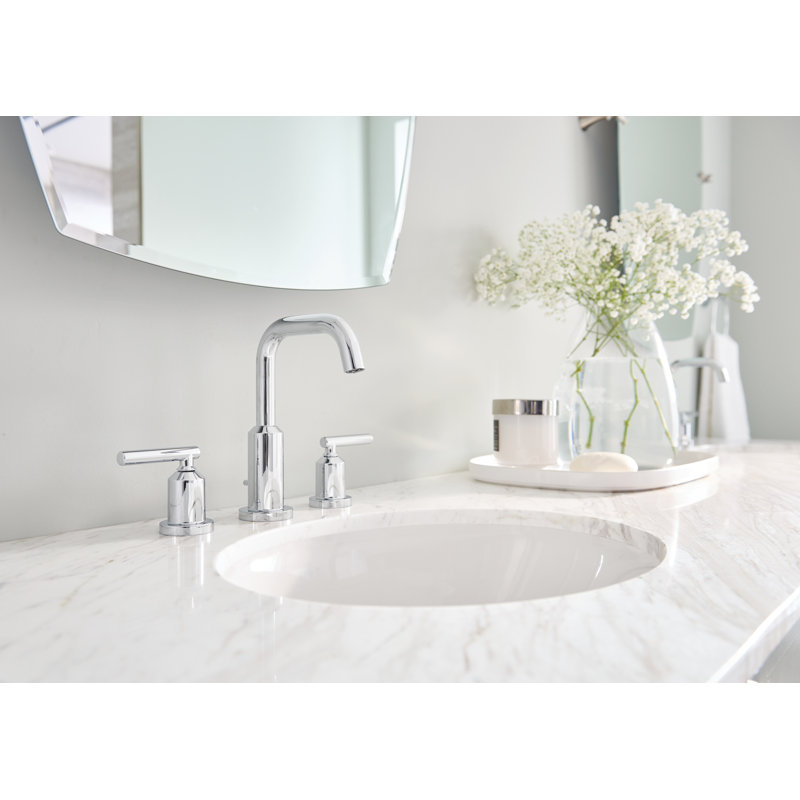Gibson Widespread Bathroom Faucet, Chrome