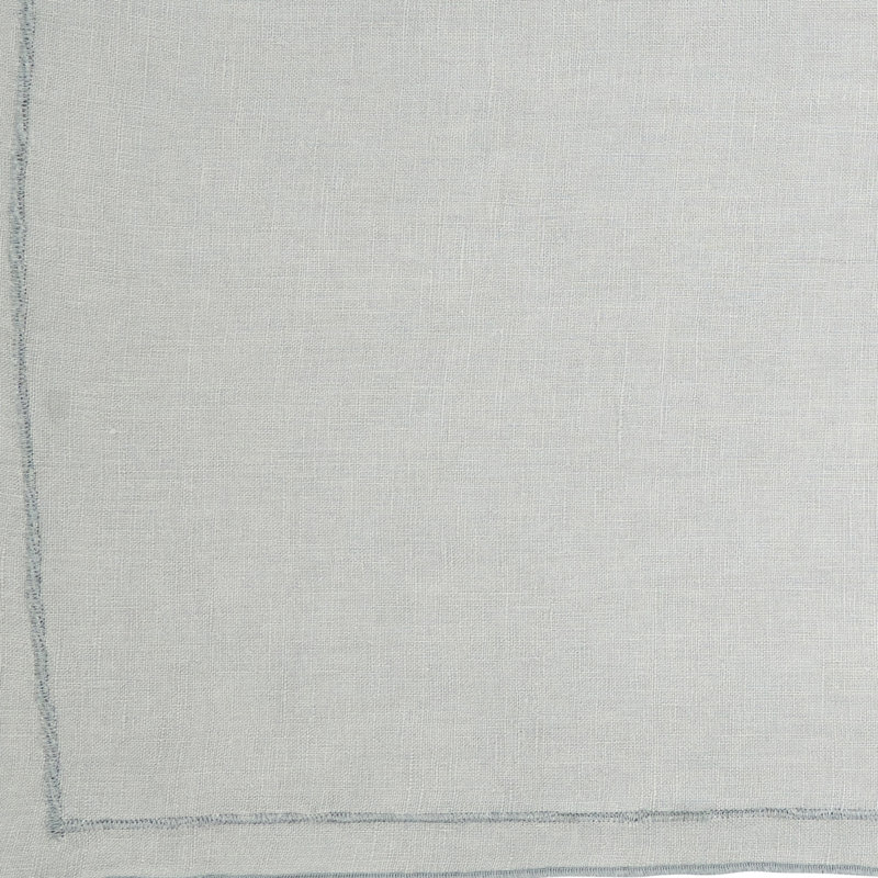 Napperon Stonewashed Overlock Edge (ensemble de 4), Bleu