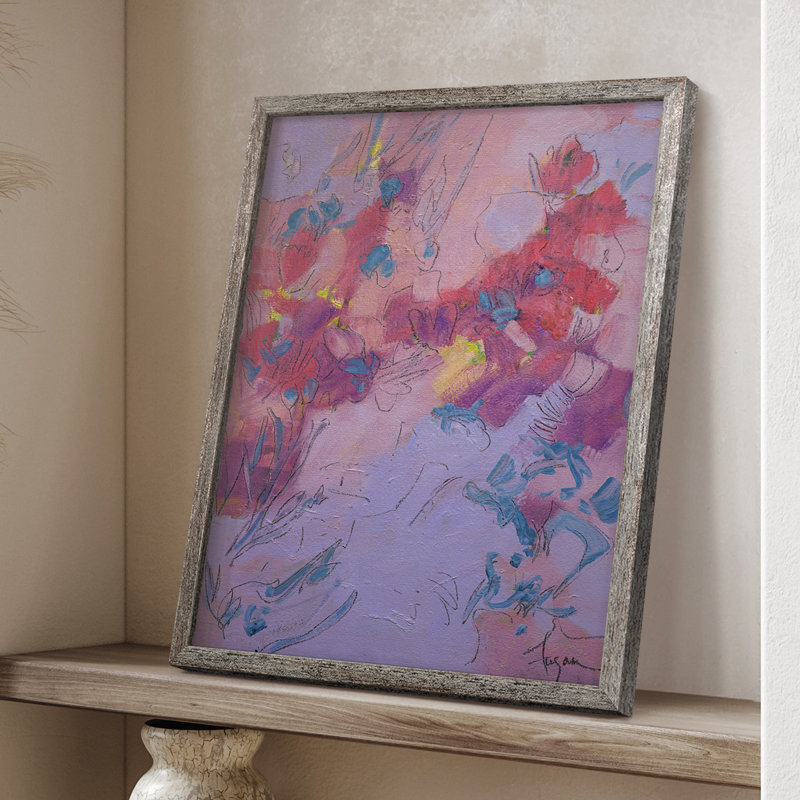 «Wish You Well», reproduction encadrée - bois massif, H 21 po x l 17 po