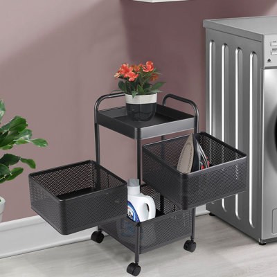 57cm H x 26cm W Utility Cart with Wheels