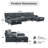 Tennielle 123.62" W 6-Seater U-Shaped Modular Sectional-1397544871