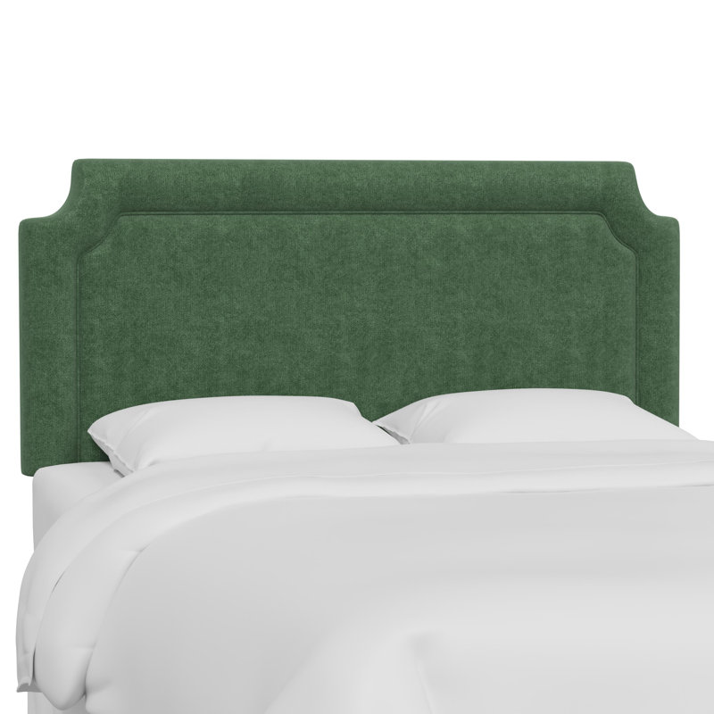 Pocola Upholstered Panel Headboard, King, Classic Pearl Performance Velvet