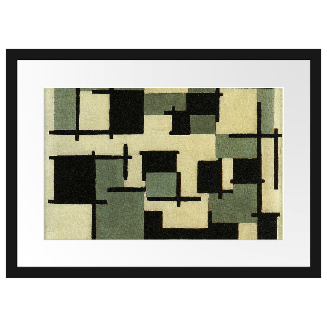 Theo Van Doesburg - Komposition XIII  - Im Bilderrahmen Mit Galerie-Passepartout