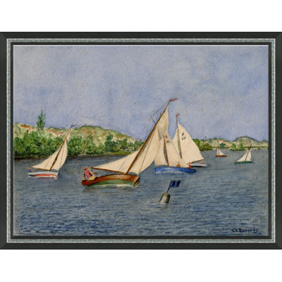 Boats - Giclee On Canvas on Canvas