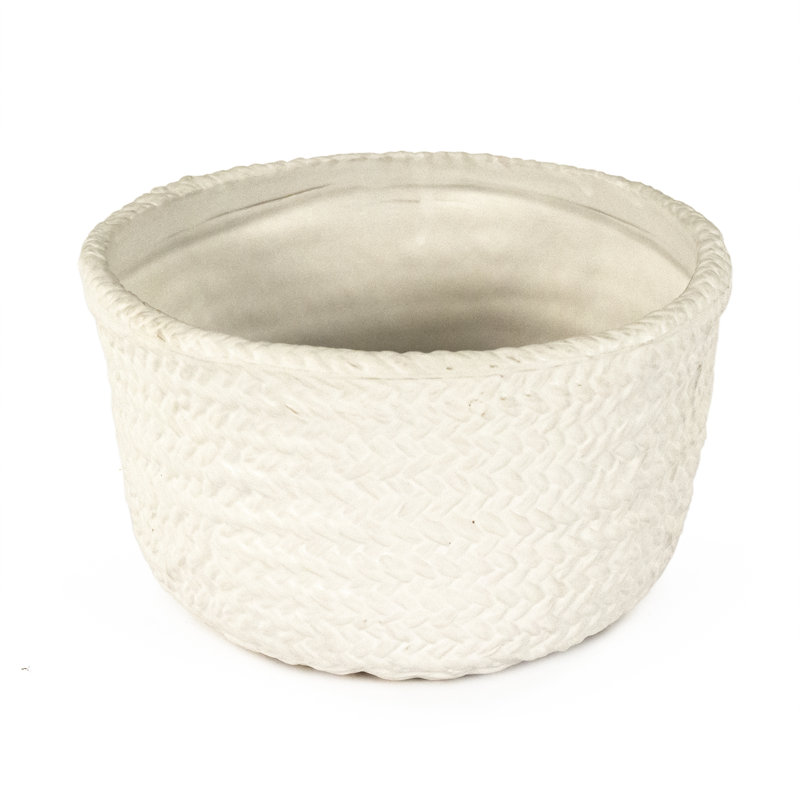 Jill Salad Bowl, White