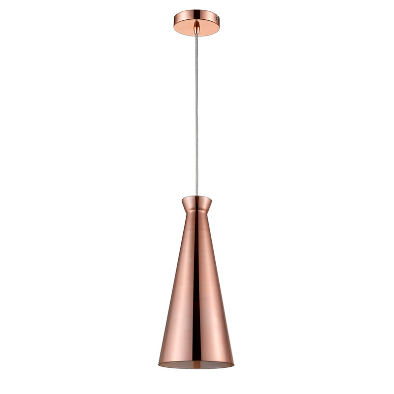 Marine 1 - Light Cone Pendant, Copper