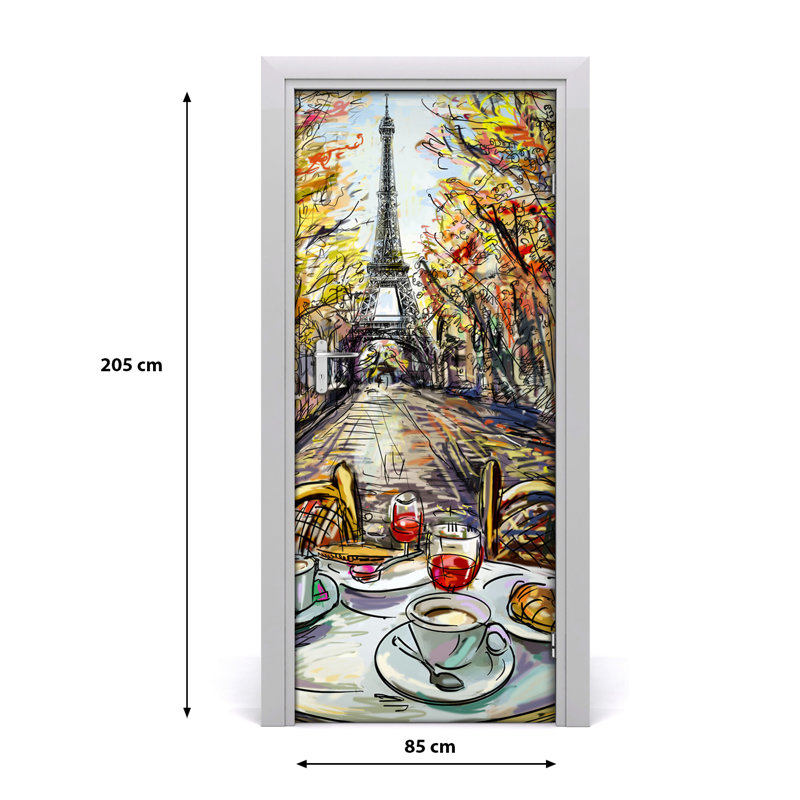 For Breakfast Door Decal